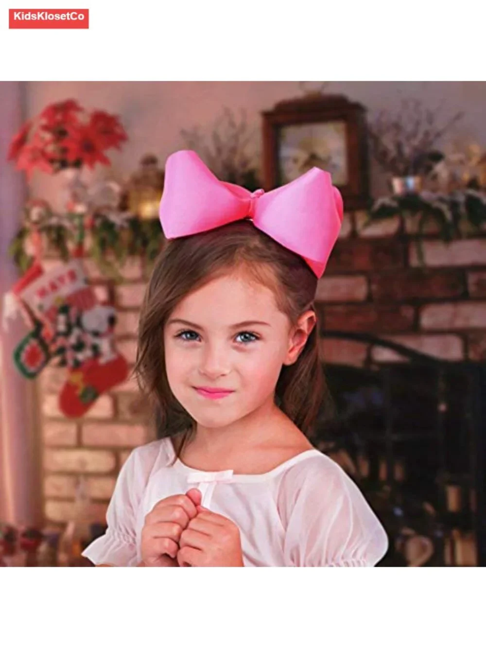 20 Pcs 8 inch Grosgrain Ribbon Hair Bows Clips Alligator Clips for Girls